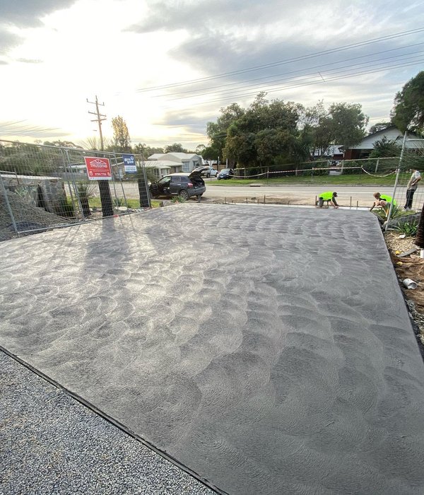 Completed NYC sidewalk repair project
