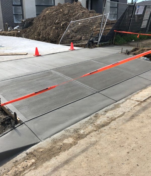 Completed NYC sidewalk repair project