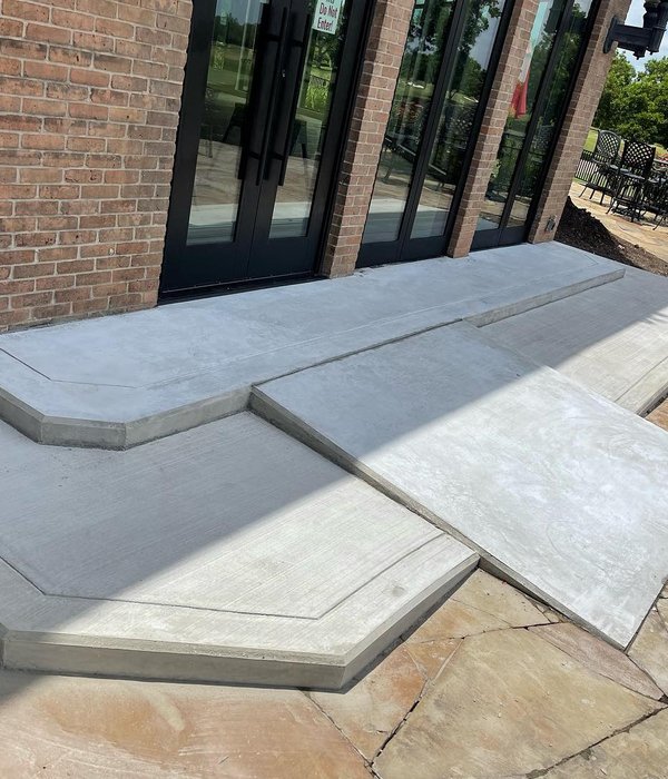 Completed NYC sidewalk repair project